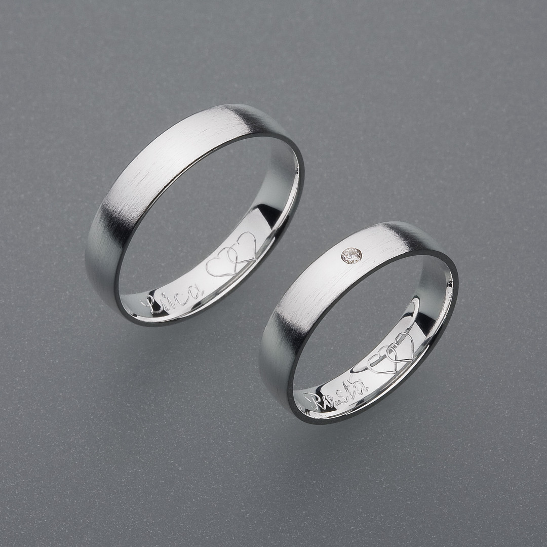 stříbrné snubní prsteny vzor Z3 