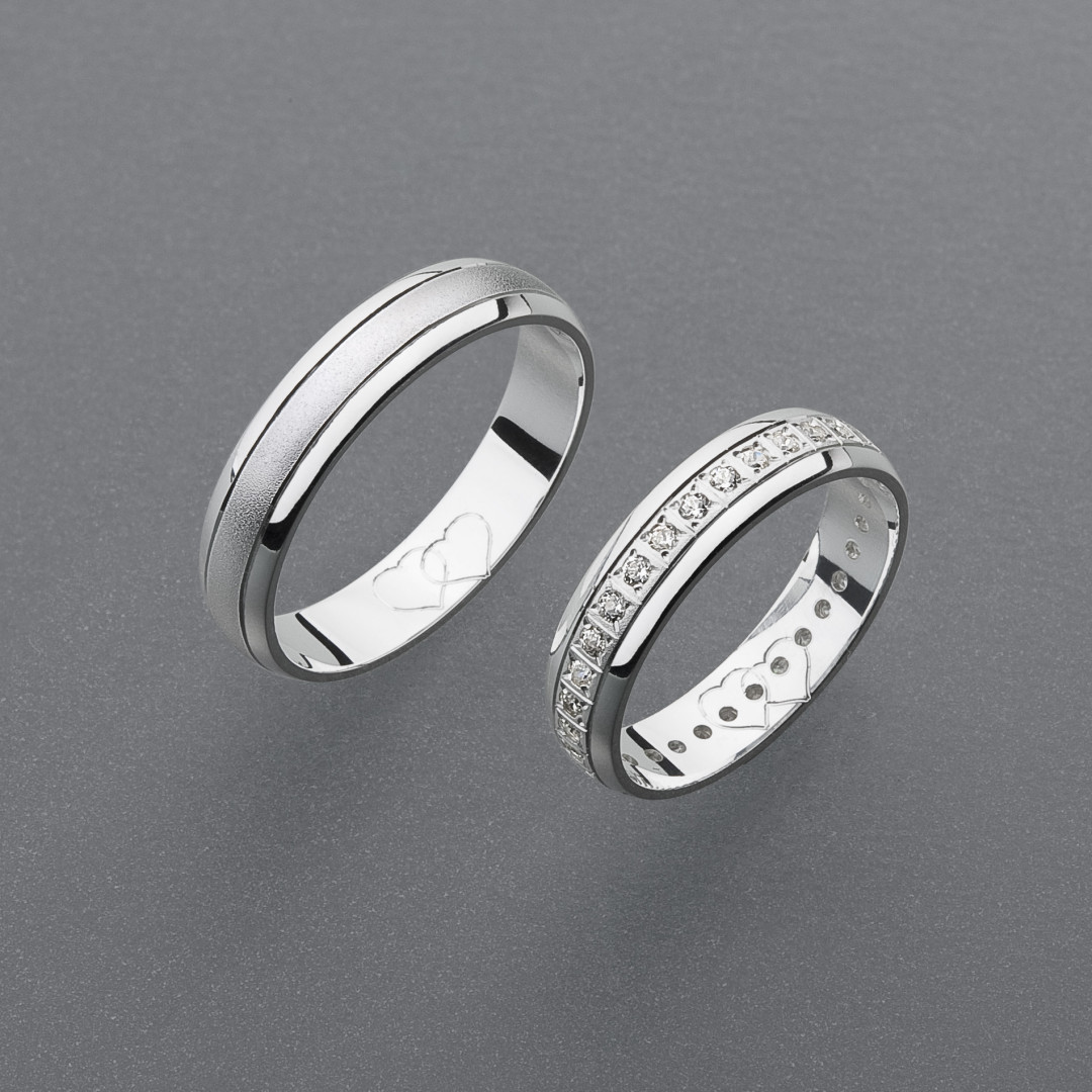 stříbrné snubní prsteny vzor Z41 